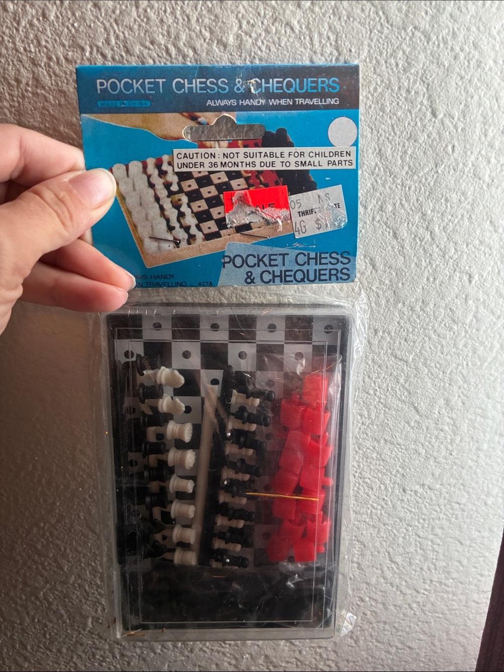 Pocket Chess and Checkers vintage